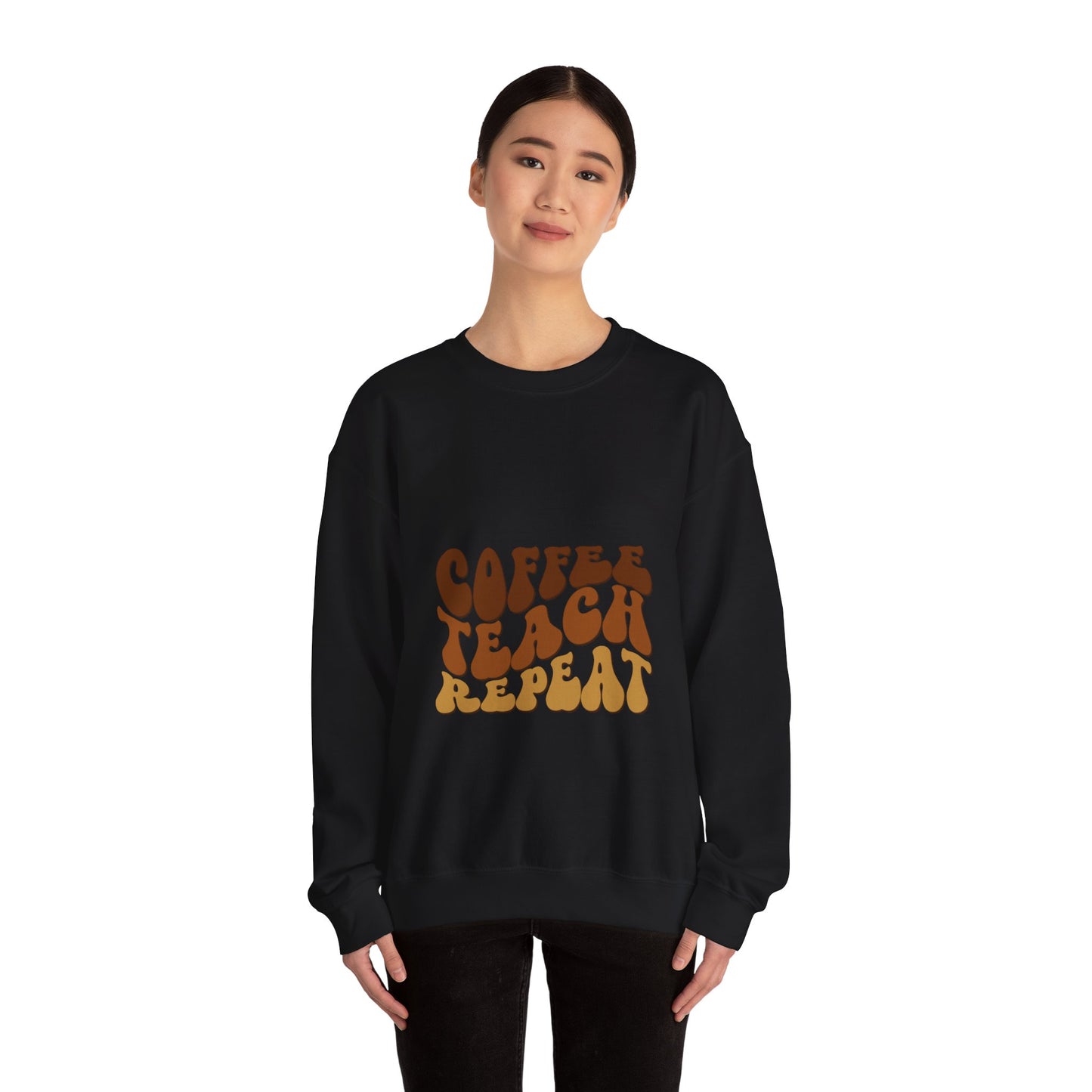 Coffee, Teach, Repeat Sweatshirt