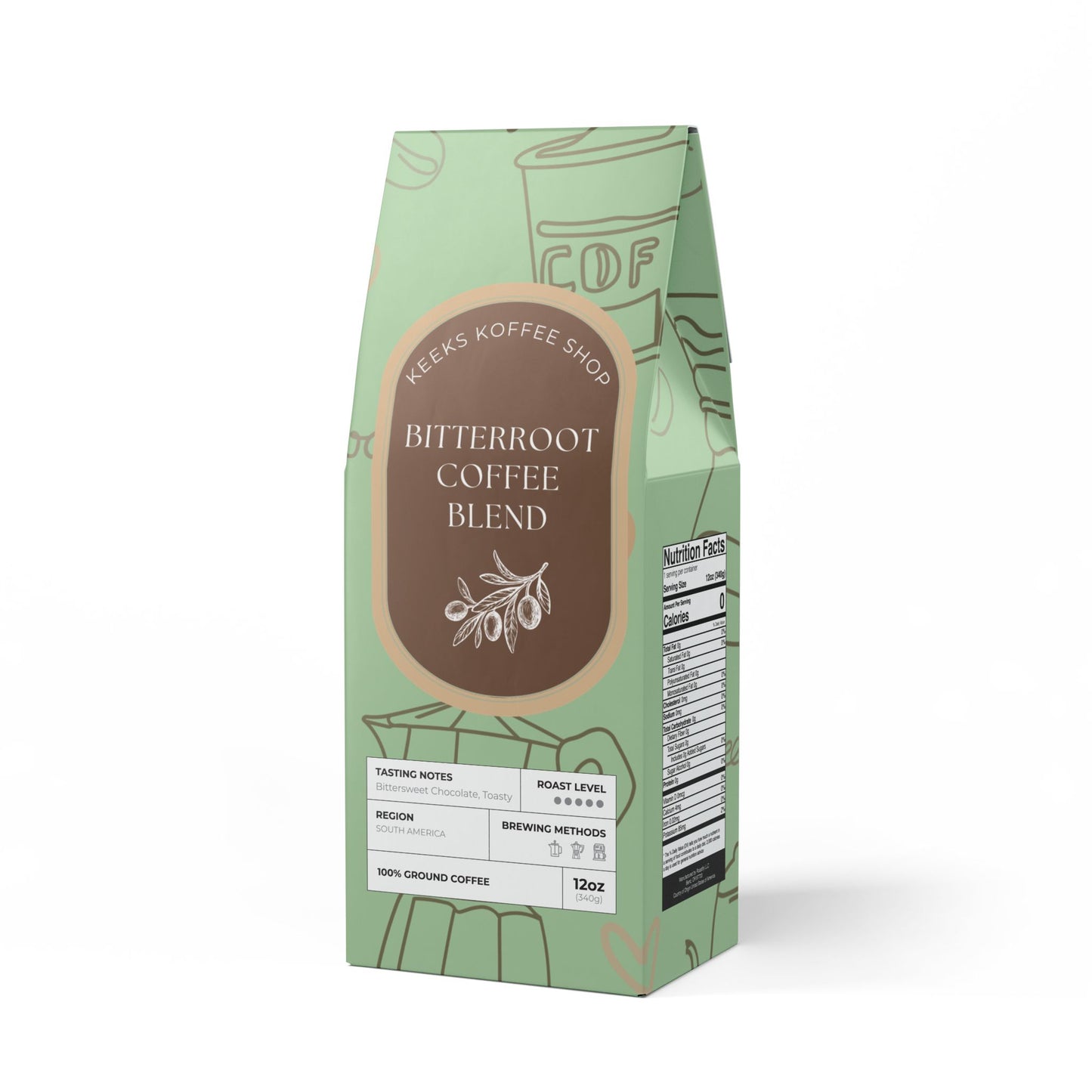 Bitterroot Coffee Blend (Dark French Roast)