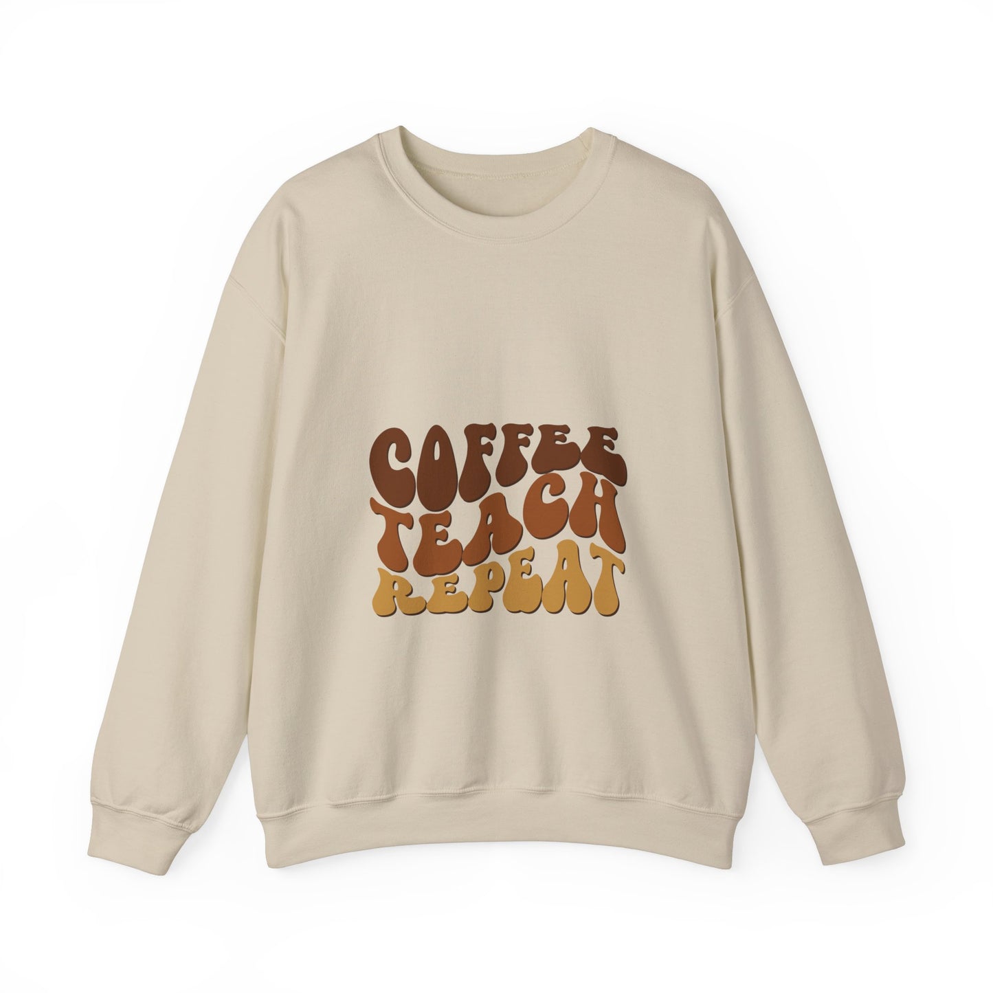 Coffee, Teach, Repeat Sweatshirt